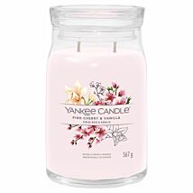 Pink Cherry & Vanilla Signature Large Jar Candle