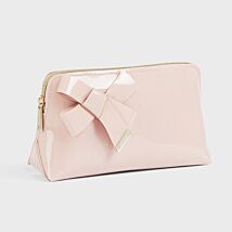 NICOLAI Pale Pink Knot Bow Makeup Bag