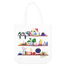 Charmed Library Canvas Book Tote