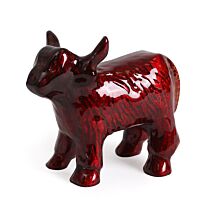 Aluminark Brushed Red Large Highland Cow