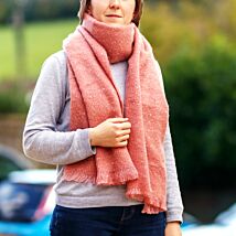 Diamante Sparkle Pink Boxed Scarf