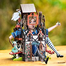 ‘Rabbit’s House’ Alice In Wonderland 3D Greetings Card