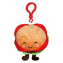 Softlings Foodies Burger Plush Key Clip