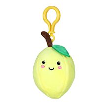 Softlings Fruity Foodies Lemon Plush Key Clip