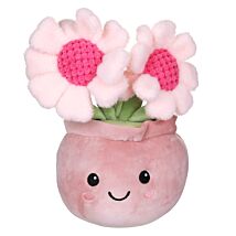Mochi Pop Daisies In Pink Plant Pot 20cm Soft Toy