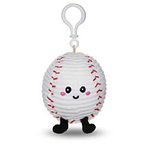 Softlings Sporties Homer The Baseball Plush Key Clip