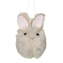Assorted Fluffy Fabric Bunny Hanging Easter Decoration
