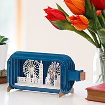 London Message in a Bottle Card