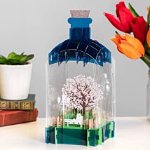 Cherry Blossom 3D Keepsake Art Bottle