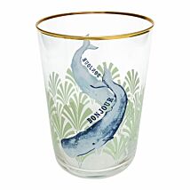 ‘Bonjour’ Whale Hi Ball Glass