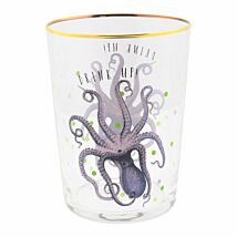 ‘Drink Up’ Octopus Hi Ball Glass