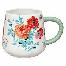 Archive Rose Red Twisted Handle Billie Mug
