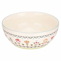 Painted Table 10 Inch Large Serving Bowl