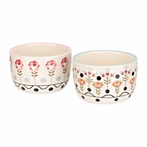 Painted Table Set Of 2 Ramekins