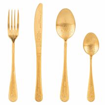 Gold 16 Piece Cutlery Set