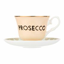 Boozy ‘Prosecco’ Teacup And Saucer