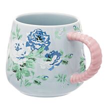 Archive Rose Blue Twisted Handle Billie Mug