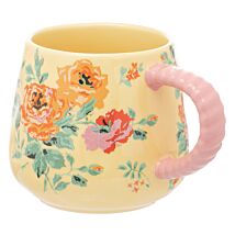 Archive Rose Yellow Twisted Handle Billie Mug