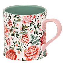 Dolly Rose White Mollie Mug