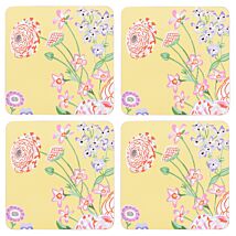 Floral Fields Set of 4 Coasters