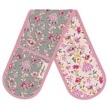 Friendship Gardens Sage Double Oven Glove
