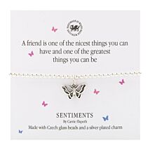 ‘One Of The Nicest Things’ Friend Sentiments Bracelet