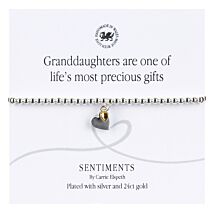 ‘Granddaughters’ Sentiment Bracelet