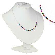 Rainbow Miracle & Haematite Links Necklace