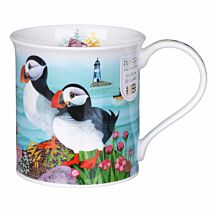 Seashore Puffin Bute Shape Mug