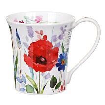 Wild Garden Poppy Jura Shape Mug