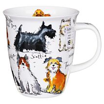 Messy Dogs Nevis Shape Mug  