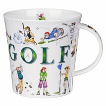Sporting Antics Golf Cairngorm Shape Mug