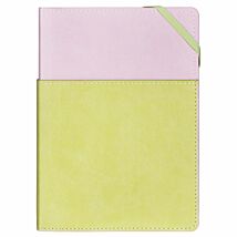 Lilac & Matcha Vegan Leather Journal with Pockets