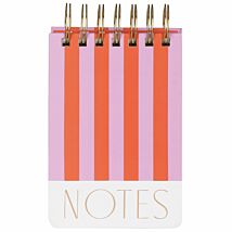 Stripes Spiral Notepad