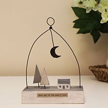 ‘Love You’ Little House Wooden Scene