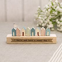 ‘Smile and have a sunny day’ Wooden Ornament