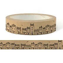Christmas Houses Wide Adhesive Tape – 50m