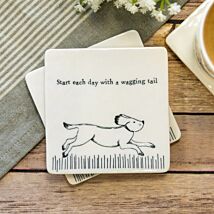 ‘Wagging Tail’ Square Coaster