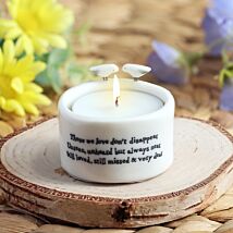 Those We Love Don’t Disappear Candle And Tealight Holder
