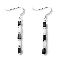 Monochrome Seashell Earrings