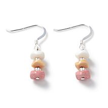 Warm Summer Agate Waves Earrings