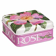Flowers Dog Rose Small Square Pocket Tin
