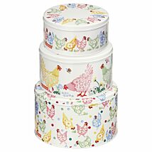 Spring Chicken Set of Three Round Cake Tins