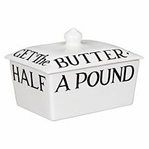 Black Toast Small Butter Dish