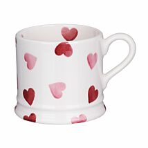 Pink Hearts Small Mug