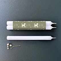 Meadow Friends Lamb Wrapped Candles