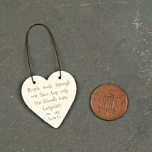 People Walk Through …3cm Heart on Wire