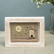 ‘Bee Yourself’ Embroidered Picture Frame