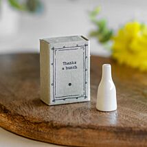 'Thanks A Bunch' Matchbox Vase