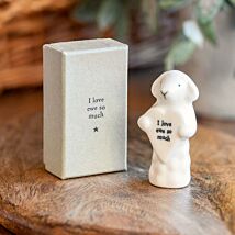 Porcelain Sheep With Heart